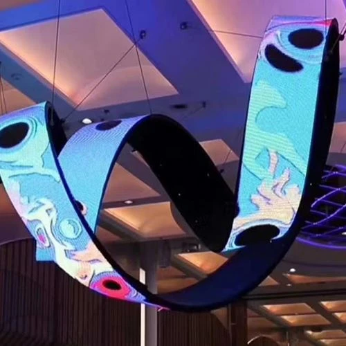 Affichage flexible de l'écran du panneau LED