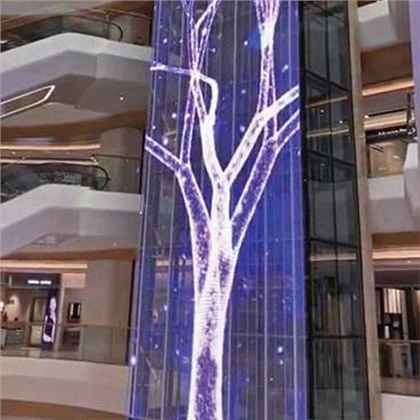 Affichage à LED transparent d'intérieur