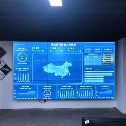 Mur vidéo LCD transparent