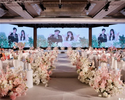 Écran LED de location de la série FR : préparer le terrain pour un mariage parfait